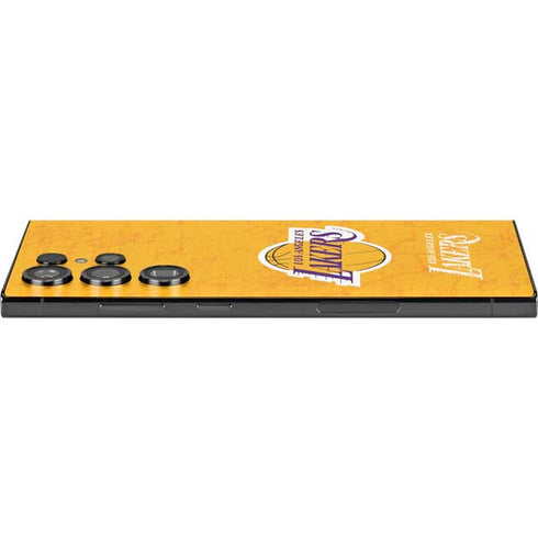 NBA Los Angeles Lakers Distressed Galaxy S25 Ultra Skin